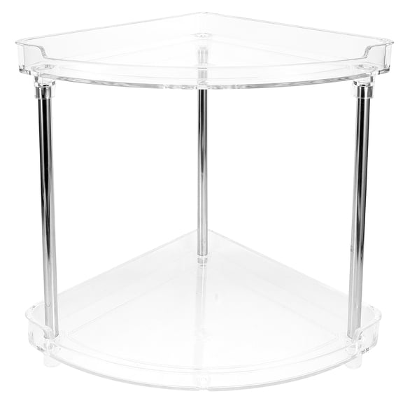 Corner Shelf Organizer Rectangle Storage Frame Makeup Holders Cosmetic Cosmetics Display