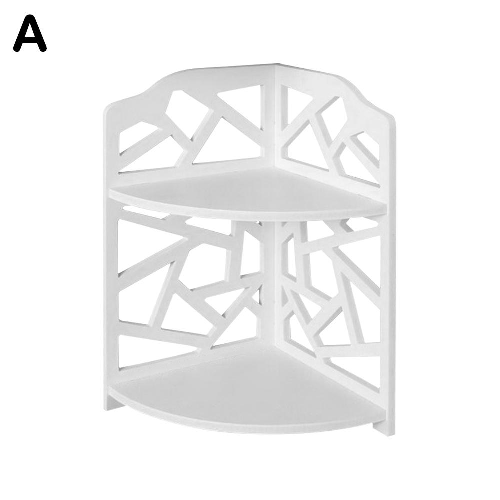Corner Shelf Stand 2 Tier Organizer Rack Bathroom Storage Unit路 Display