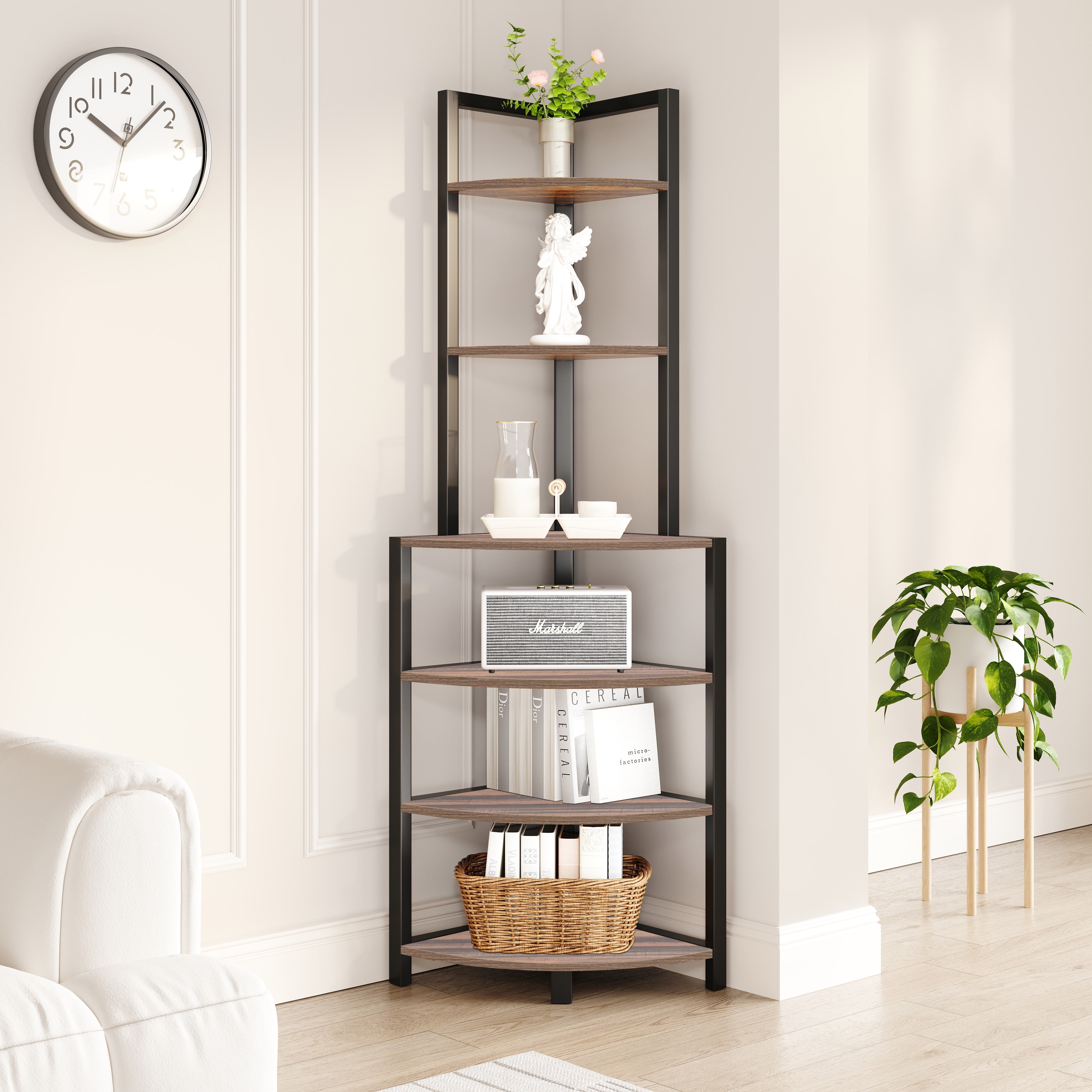 https://i5.walmartimages.com/seo/Corner-Shelf-Stand-6-Tier-Bookshelf-Rustic-Ladder-Bookcase-Shelf-Industrial-Display-Living-Room-Kitchen-Home-Office-Balcony-Small-Space-Metal-Frame_5a6ace39-f55c-4c6b-9ad8-6c797659ff7a.9bc5564f5b58006fe4275d5f5368b65b.jpeg