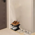 thumbnail image 1 of Corner Shoe Rack, Thickened Compact Multi-Tier Shoe Storage Cabinet for Men, Women, Kids, Easy Install, Ventilated Plastic Organizer, Entryway, Bedroom Space-Saving Shoe Holder Organizer, 1 of 6