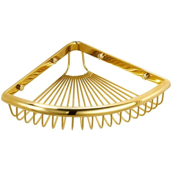 Corner Shower Basket Brass Shower Caddies for Bathroom Corner Caddy Bathroom Shelf Organizer Matte Black