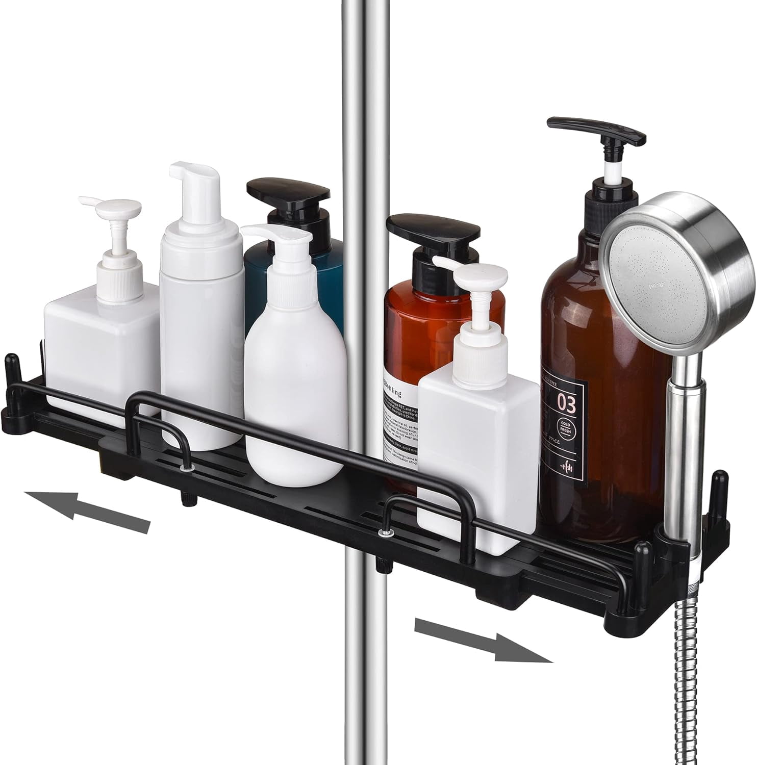 Space-Saving Shower Caddy, Extendable Design With Customized Metal ...