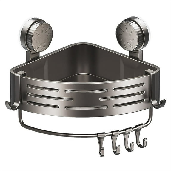 Corner Shower Rack Suction Cup Wall Mounted Towels Holder for Shower Bathroom