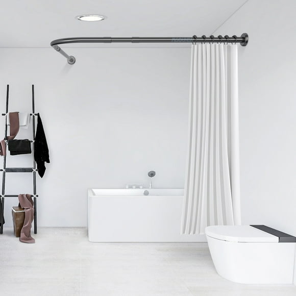L Shaped Shower Rods