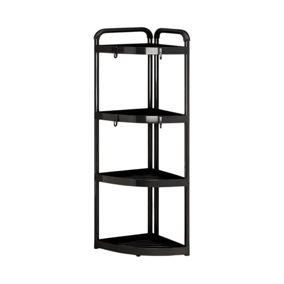 Corner Shower Stand 4 Layer Shower Stand 36.2 X 16.9 X 12.2 Inch Shower Stand, Suitable for Internal Bathroom