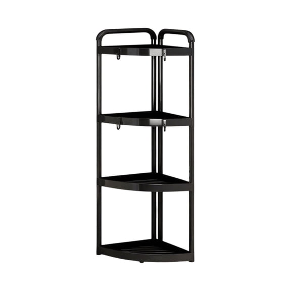 Corner Shower Stand 4 Layer Shower Stand 36.2 X 16.9 X 12.2 Inch Shower Stand, Suitable for Internal Bathroom