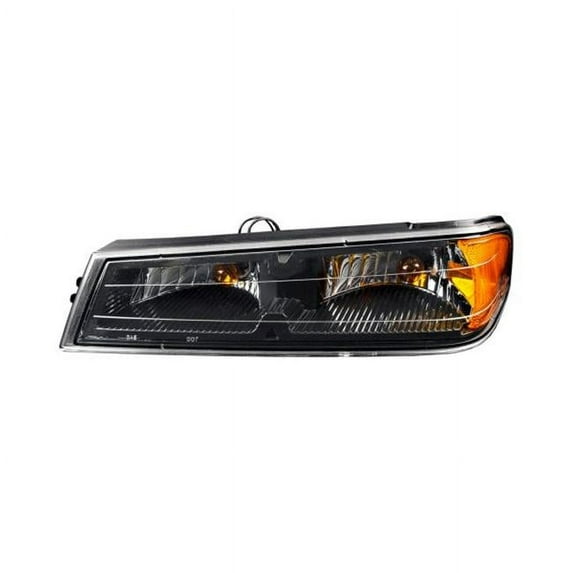 Corner Signal Light for 04-12 Chevy/GMC Colorado/Canyon (Black) Driver Left