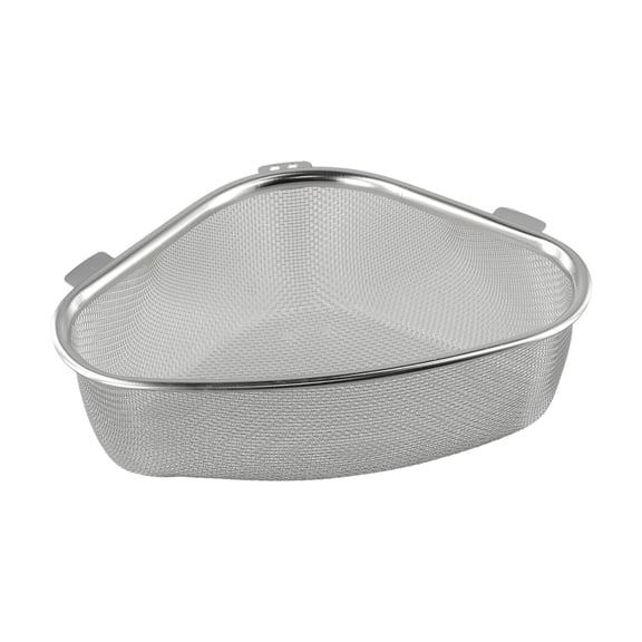 Corner Sink Strainer Triangle Stainless Steel Mesh Kitchen Sink Strainer Basket Drain Rack Food Waste