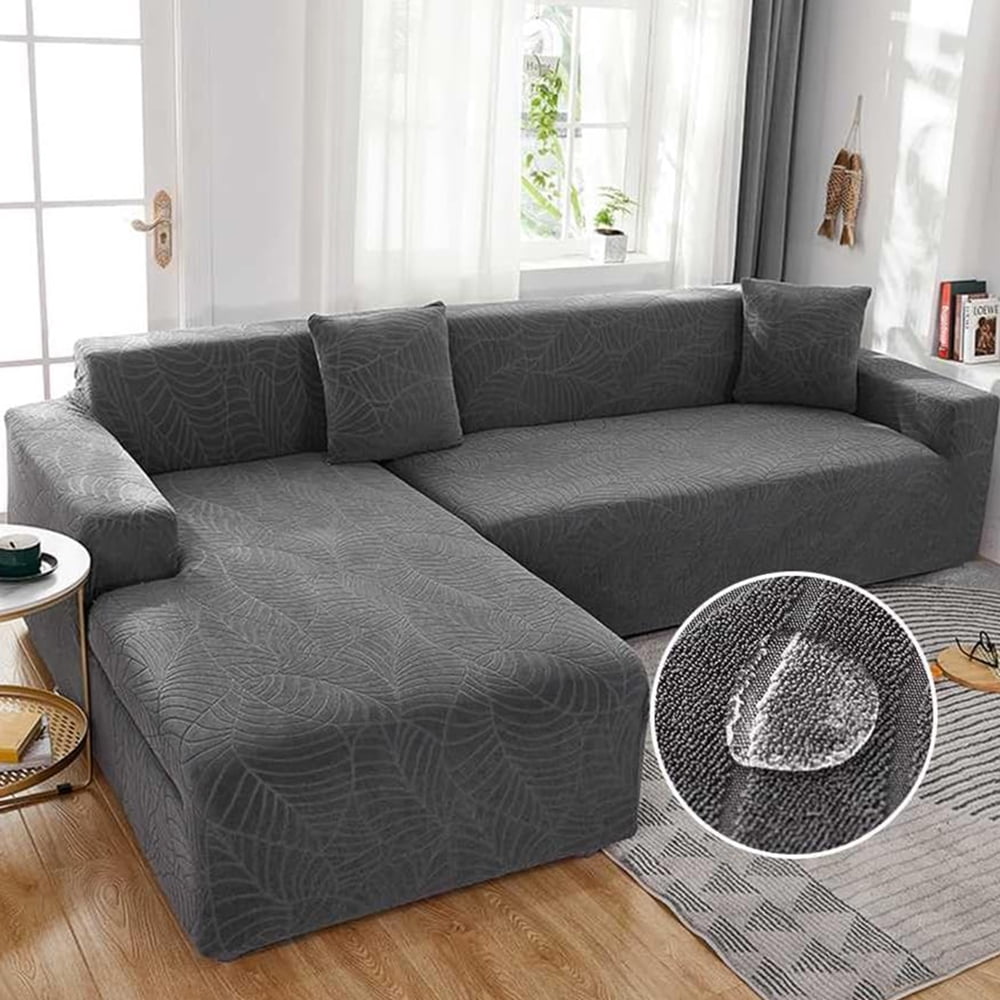 Corner Sofa Cover L Shape Waterproof Stretch Sofa Cover Universal Couch ...