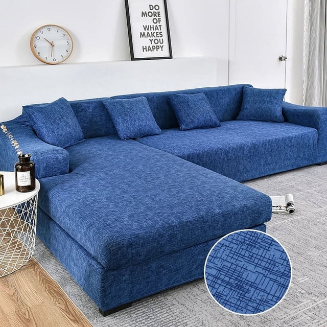 Corner Sofa Covers for Living Room Elastic Cushion Cover Stretch Sofa L