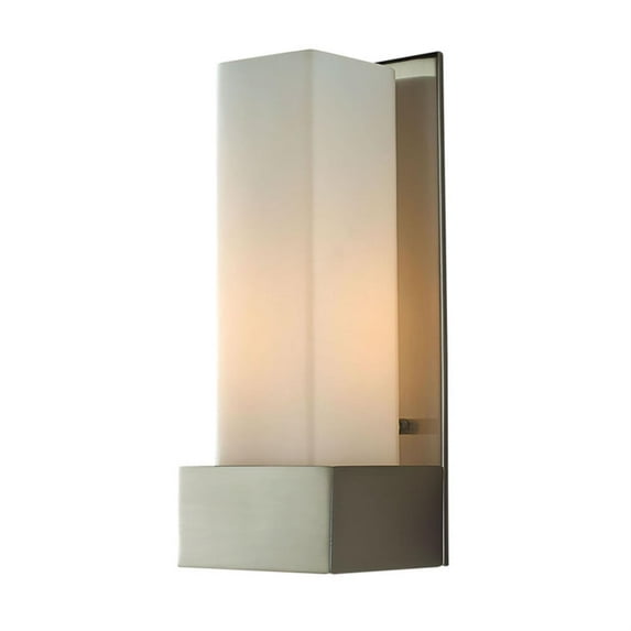 Corner Stone 1 Light Sconce in Satin Nickel 5281WS/27