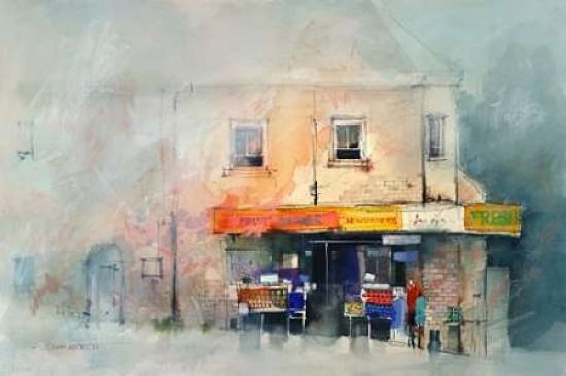 Corner Store Canvas Art - John Lovett (24 x 36)