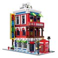 thumbnail image 1 of Wange 6311 Corner Store Modular Building Interlocking Block Building Sets, 1 of 6