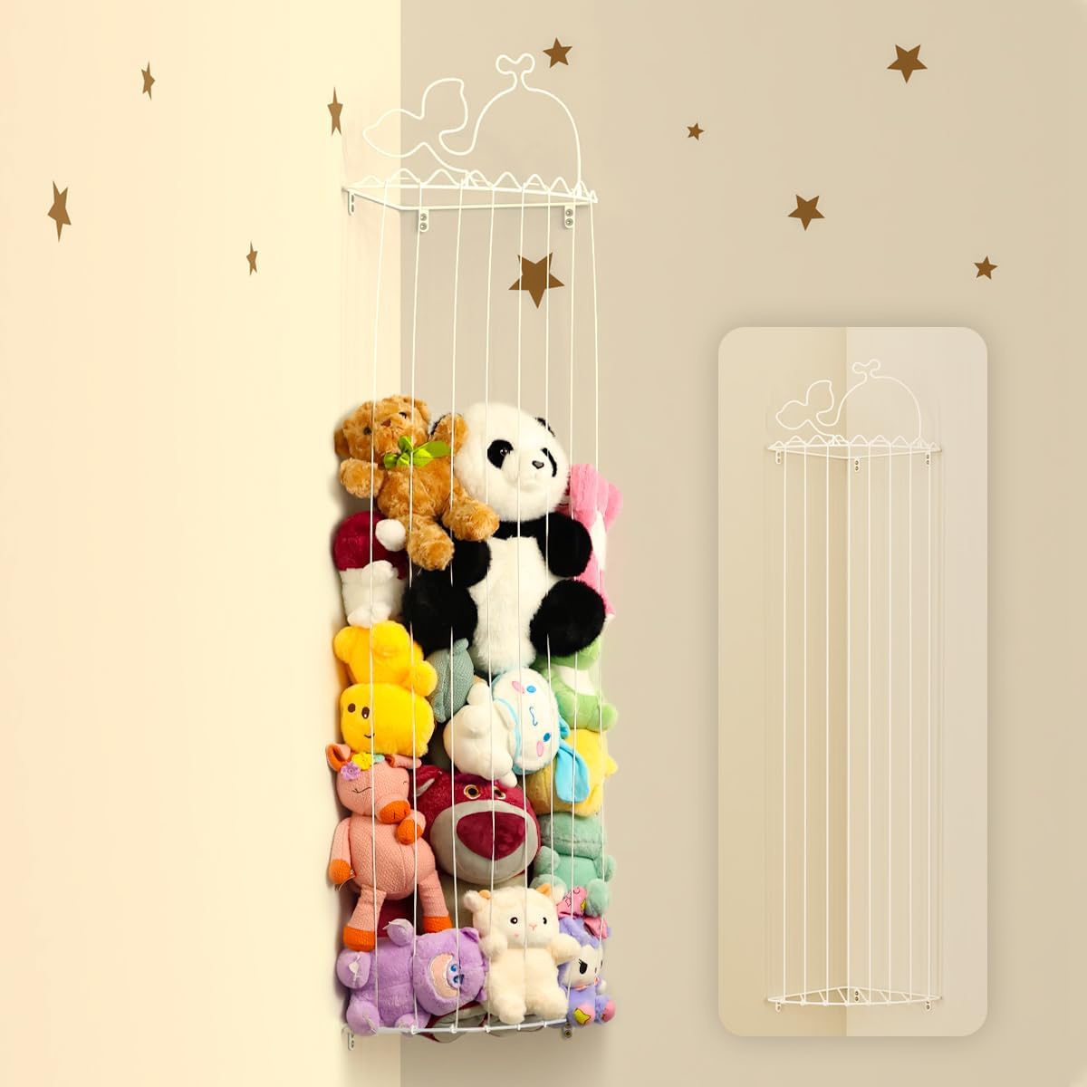 Large Elephant Bath Toy Organiser Basket Bin for Toddlers - 2 Piece ...