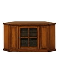 thumbnail image 1 of Corner TV Stand in Burnished Oak, 47-Inch, 1 of 11