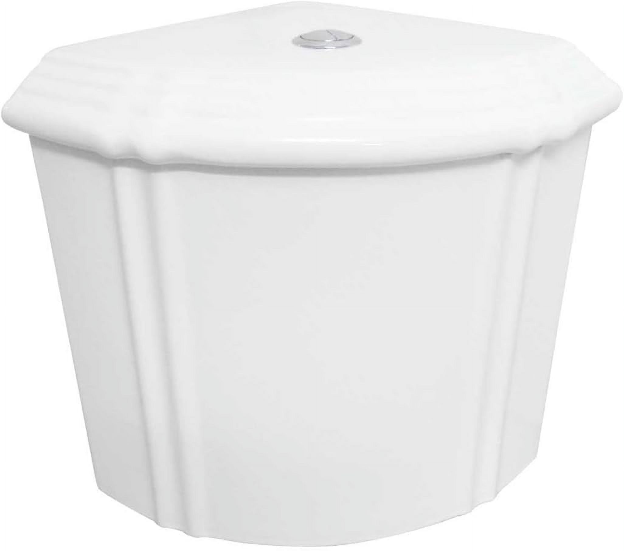 Corner Toilet White Ceramic Dual Flush Corner Toilet Tank