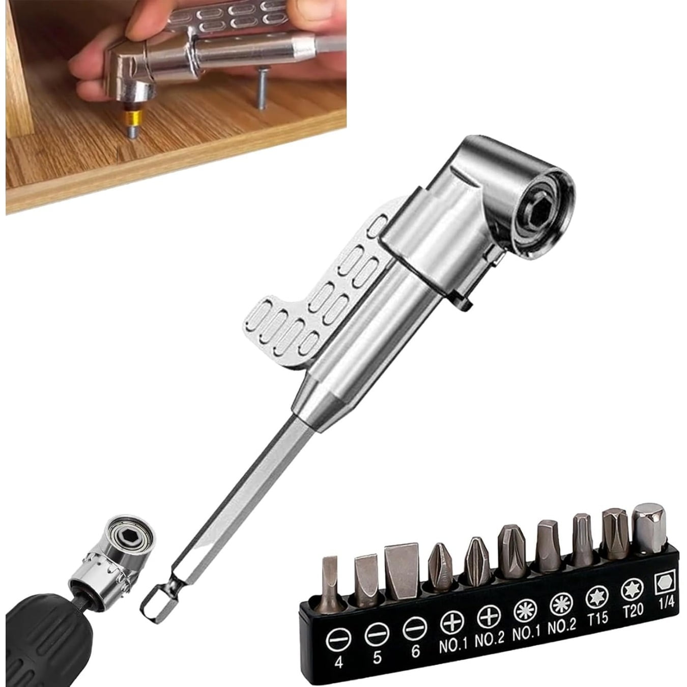 Drill Angle Adapter 105 Degree Right Angle Drill Adapter, Right Angle ...
