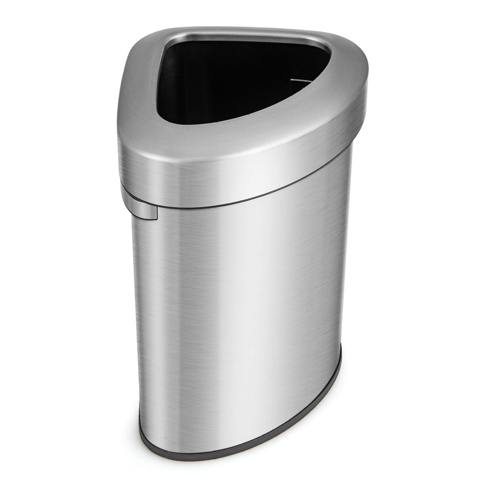Corner Trash Can 16 Gallon/60 L, Kitchen Garbage Can, Large Open Top