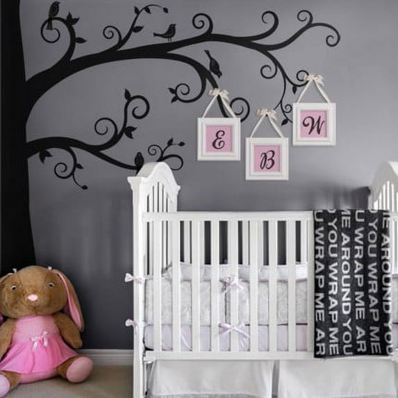 Corner Tree Wall Decal - Scheme A