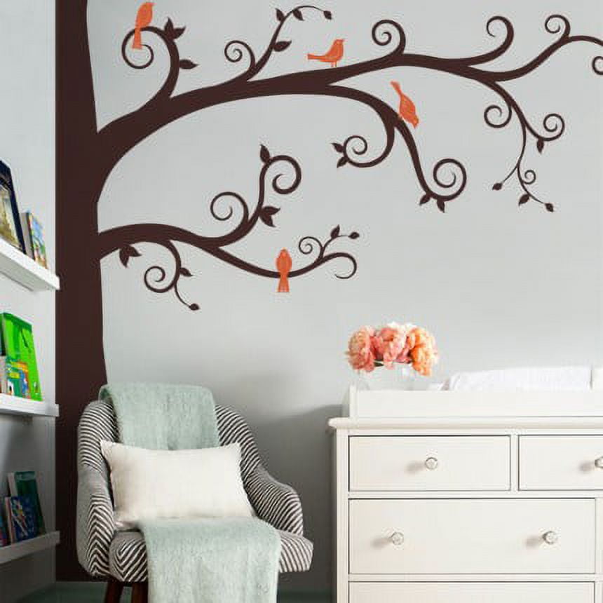 Corner tree hotsell wall decal