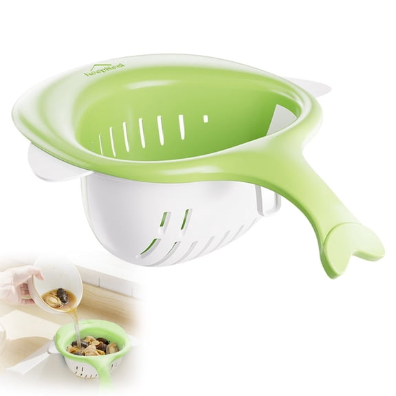 Corner Triangular Sink Strainer Kitchen Drain Filter Sponge Holder Quick Rinse Produce Basket