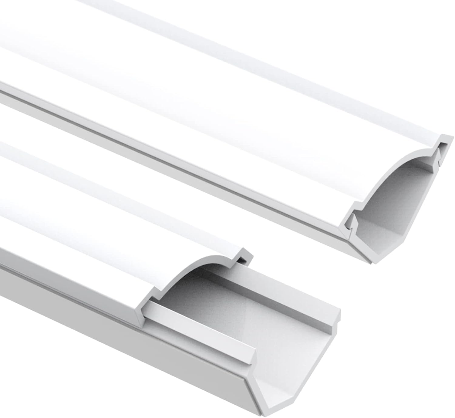 Corner Wire Concealer,Corner Duct Cable Raceway Concealer Cord Cover, 125.6" OnWall Cable