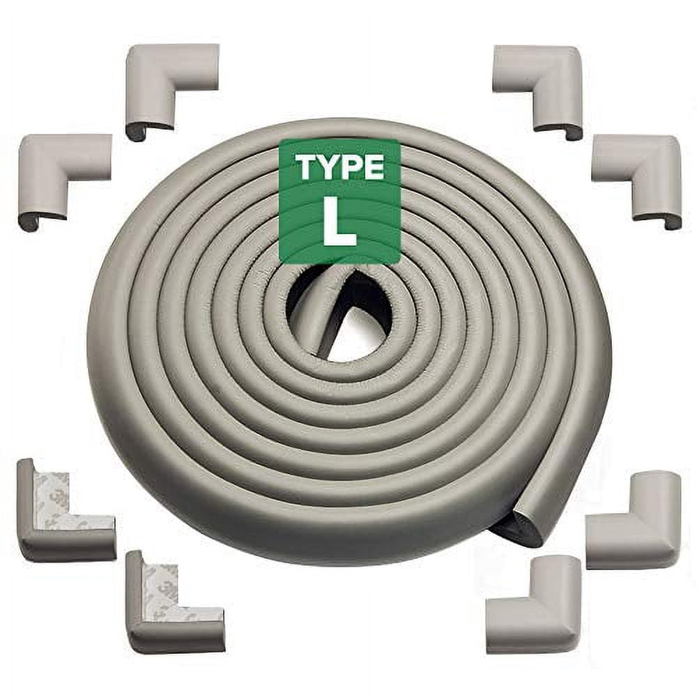 Corner and Edge Guards - 14ft (4.3m) [13ftEdge Cushion + 8 Corner Cushion] Premium Child Protector, Child Safety, Home Safety 1st Mamami
