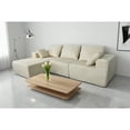 thumbnail image 1 of Corner combination sofa, sectional sofa ,couch sofa,sofa bed, made of high-density sponge and soft plush fabric, with multiple combinations available(beige), 1 of 7
