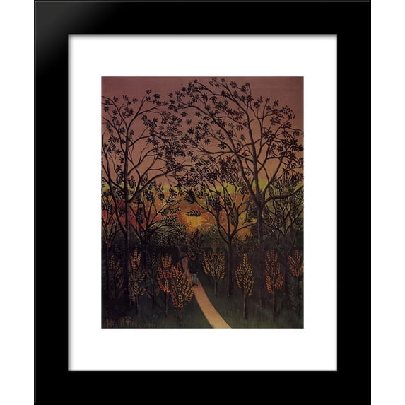 Corner of the Plateau of Bellevue 20x24 Framed Art Print by Henri Rousseau