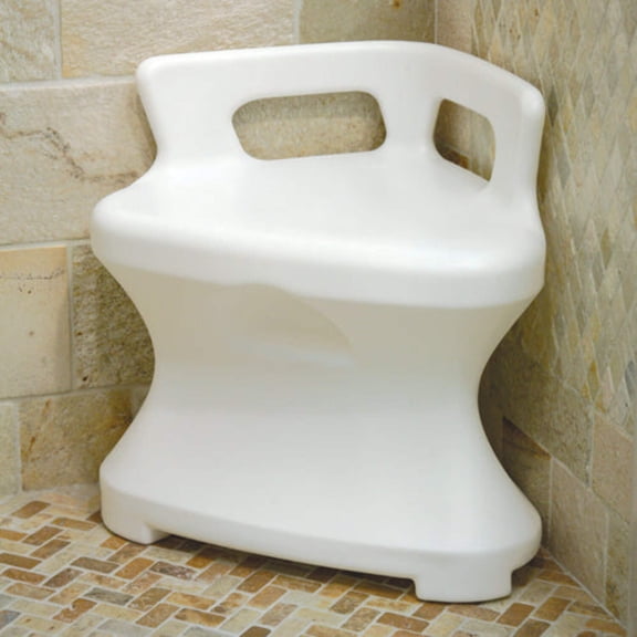 Corner shower seat