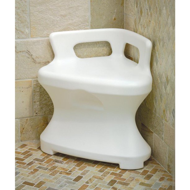 Corner shower seat