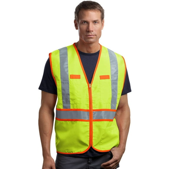 CornerStone - ANSI 107 Class 2 Dual-Color Safety Vest. CSV407
