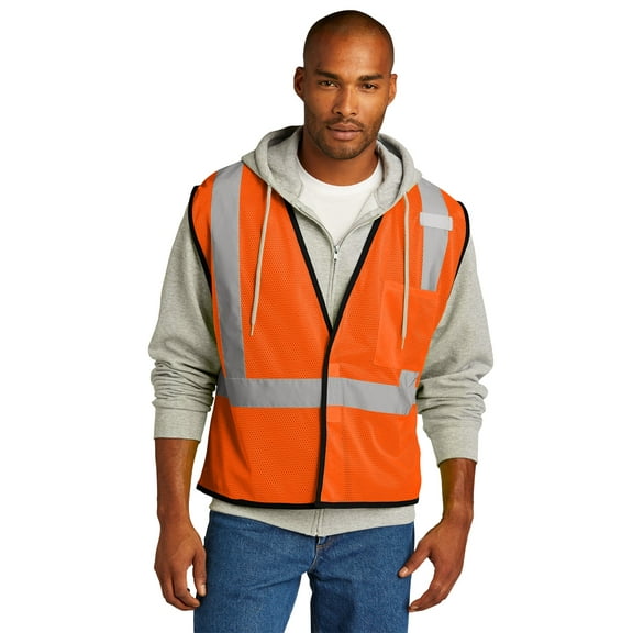 CornerStone ANSI 107 Class 2 Economy Mesh One-Pocket Vest. CSV100