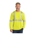 thumbnail image 1 of CornerStone ANSI 107 Class 2 Long Sleeve Safety T-Shirt | High Visibility Reflective Work Clothing for Men & Women, 1 of 4