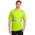 thumbnail image 1 of CornerStone ANSI 107 Class 2 Safety T Shirt-XL (Safety Yellow/ Reflective), 1 of 6