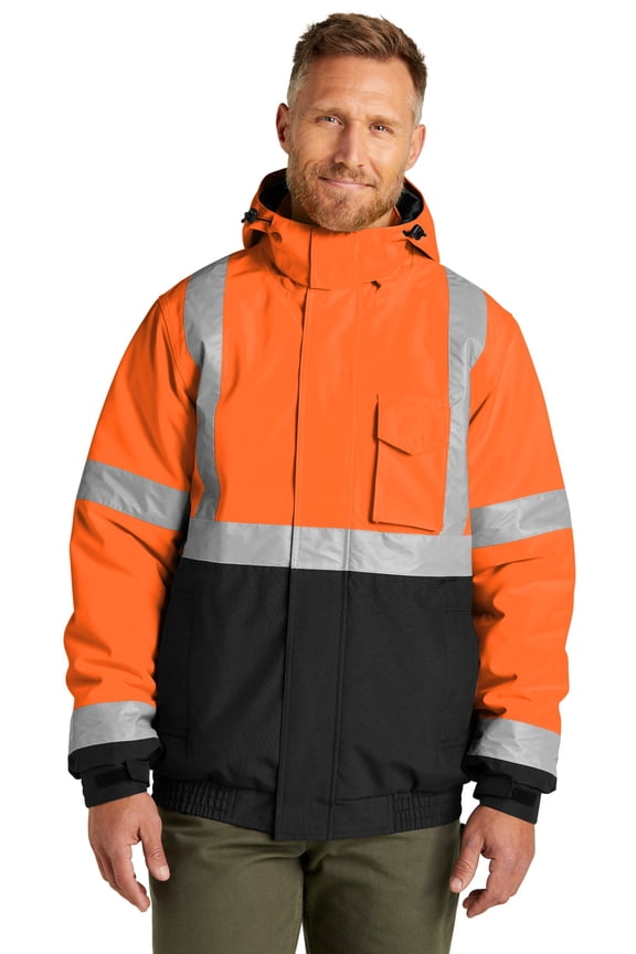 ® ANSI 107 Class 3 Economy Waterproof Insulated Bomber Jacket CSJ500