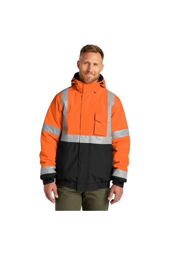 ANSI 107 Class 3 Economy Waterproof Insulated Bomber Jacket CSJ500