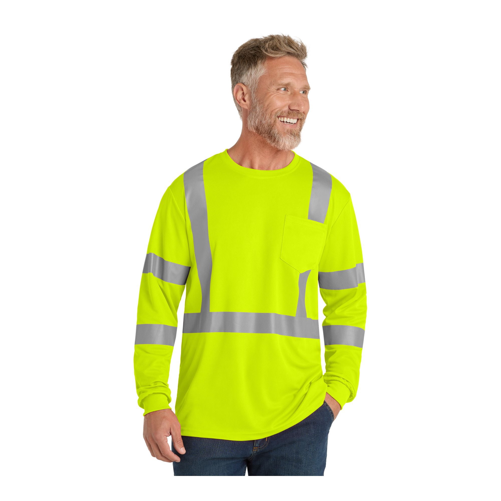CornerStone ANSI 107 Class 3 Mesh Long Sleeve Tee | Reflective Work ...
