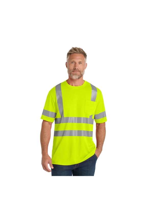 ANSI 107 Class 3 Mesh Tee | High Visibility Clothing for Men & Women, Reflective Work Shirt