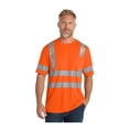 thumbnail image 1 of CornerStone ANSI 107 Class 3 Mesh Tee | High Visibility Clothing for Men & Women, Reflective Work Shirt, 1 of 4