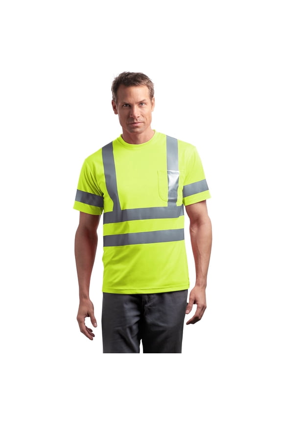 - ANSI 107 Class 3 Short Sleeve Snag-Resistant Reflective T-Shirt. CS408