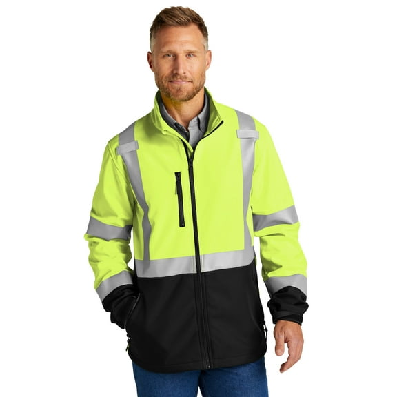 CornerStone® ANSI 107 Class 3 Soft Shell Jacket CSJ503