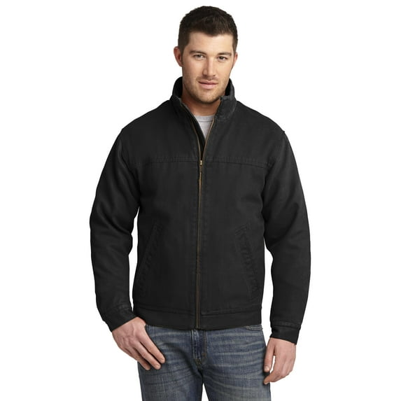 CornerStone Adult Male Men Washed Duck Cloth Flannel-Lined Work Jacket