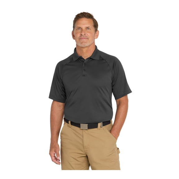 CornerStone Unisex Select Snag-Proof Tactical Polo | Collared Short Sleeve Shirt for Men & Women, Casual Fit Work Clothing with Mic Clips & Dual Pen Pockets