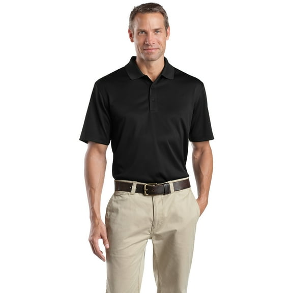CornerStone CS412 Mens Select Snag-Proof Polo T-Shirt&#44; Black - Extra Large