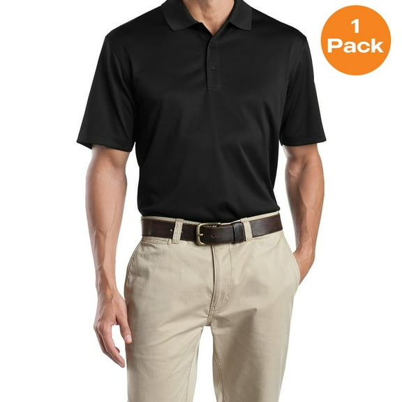 CornerStone CS412 Select Snag-Proof Polo, Black, L, Mens Work Shirts