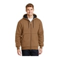 thumbnail image 1 of CornerStone Unisex Heavyweight Full Zip Hooded Sweatshirt with Thermal Lining | Zip Hoodie for Men & Women, Adjustable Hood, 1 of 4