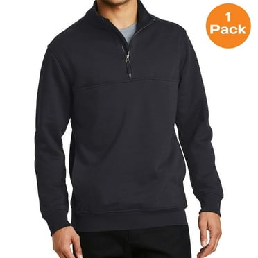 CornerStone CS626 1/2-Zip Job Shirt, Dark Navy, XS, Mens Work Shirts