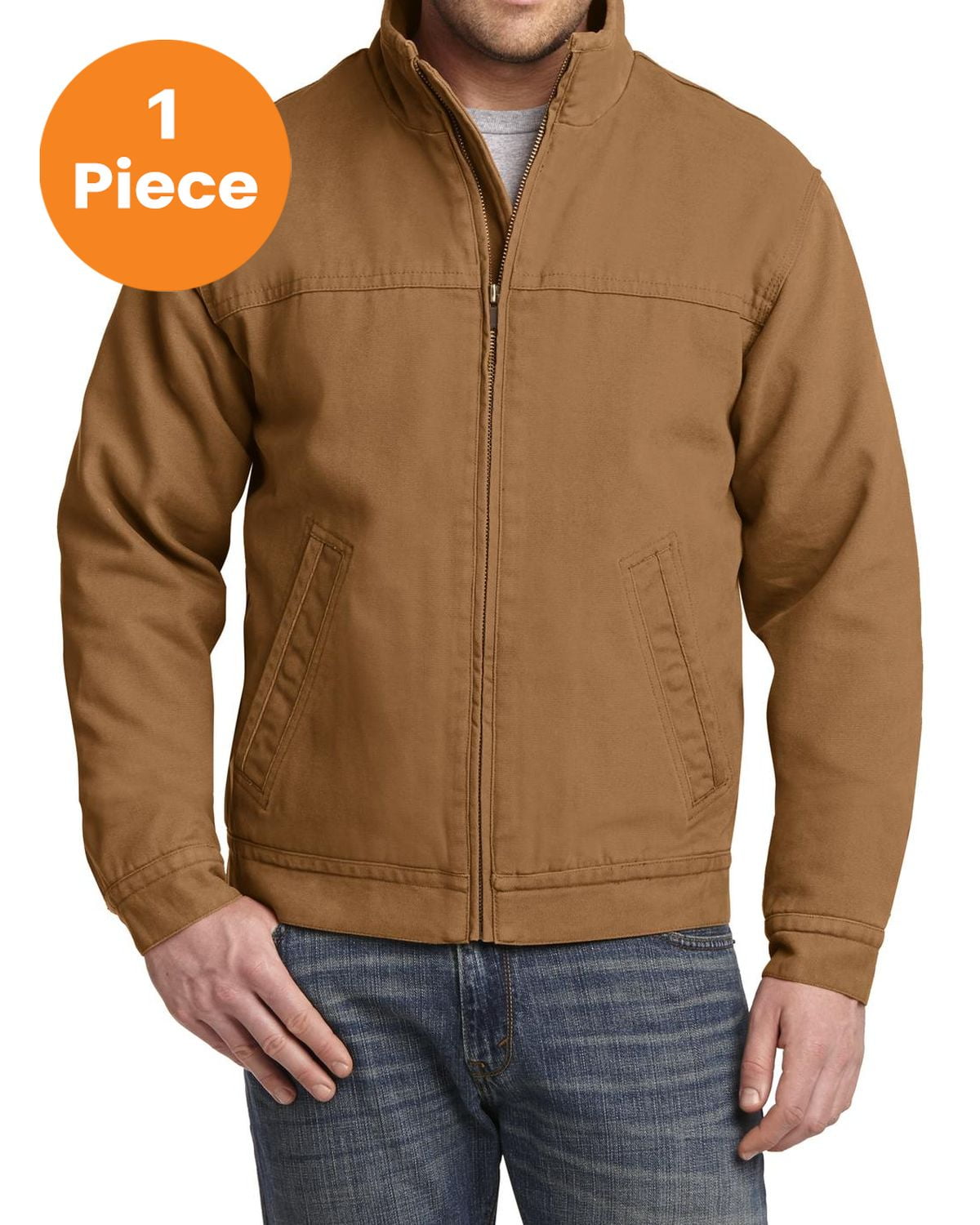 CornerStone CSJ40 Washed Duck Cloth Flannel-Lined Work Jacket, Duck ...