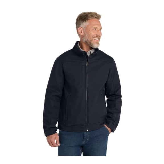 CornerStone Unisex Duck Bonded Soft Shell Jacket | Durable Water Resistant Outerwear for Men & Women, Multiple Zipper Pockets